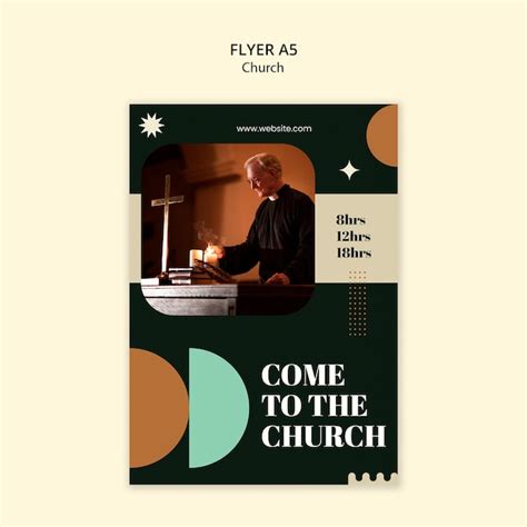 Free Psd Church Service Poster Template