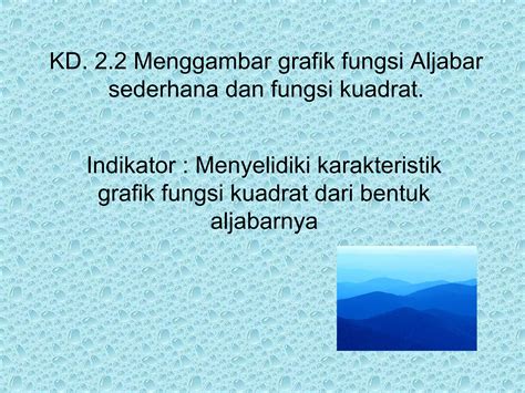 Fungsi Kuadrat Ppt