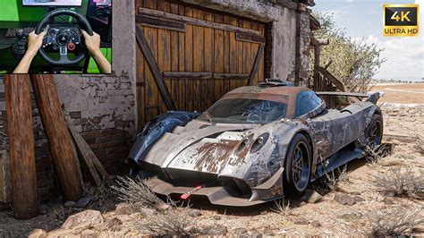 Restoration Abandoned Pagani Huayra R Forza Horizon Logitech G