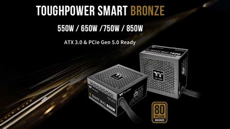 Thermaltake Unveils Smart BM3 ATX 3 0 Bronze Series PSU