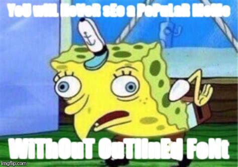 mocking spongebob meme imgflip