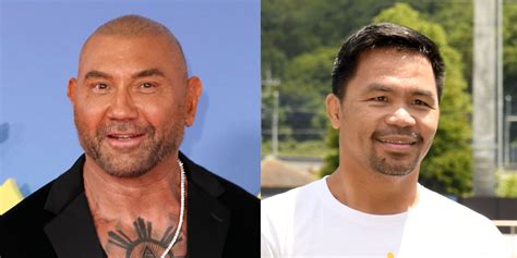 Dave Bautista Covered Up Tattoo Of Homophobe Manny Pacquiao Video Comic Sands