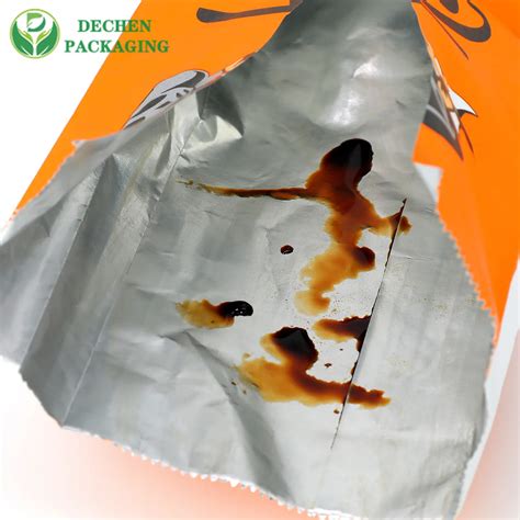Brown Hot Food Foil Bag Dechen Pack