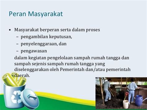 Peran Masyarakat Dalam Pengelolaan Sampah