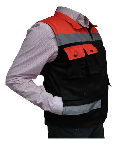 Chaleco De Seguridad Industrial Gabardina Tallas Extra 589 En