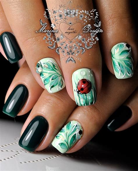 55 Green Nail Art Designs - nenuno creative