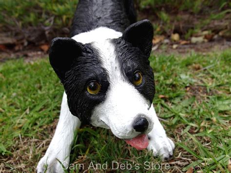 Realistic Border Collie Statue Allsculptures Off