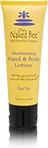 The Naked Bee Moisturizing Hand Body Lotion Chai Tea 2 25 Oz