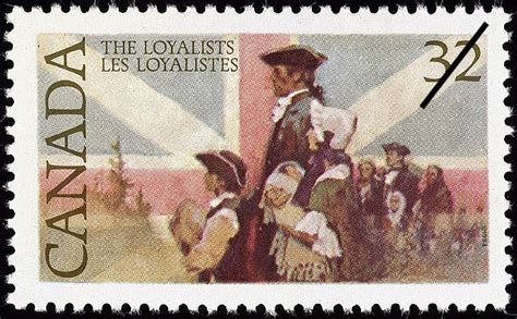 Otd British Crown Grants Land To Loyalists Canadian Stamp News