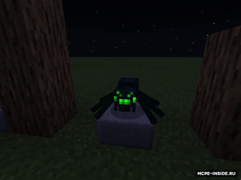 Светящиеся глаза / Текстуры для Майнкрафт / Minecraft PE Inside