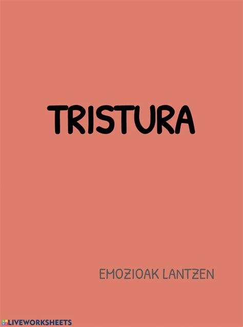 An Orange Book Cover With The Words Tristra In Black On Top Of It