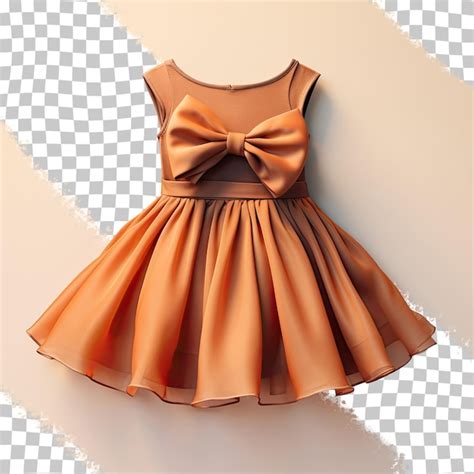 Premium Psd A Transparent Background Isolates An Orange Tutu Skirt
