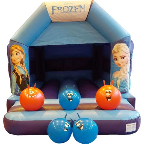 Frozen Bouncy Castle Disco Ready Kingdom Of Castles Farnborough