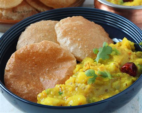 Poori Masala Fluffy Puri And Potato Masala