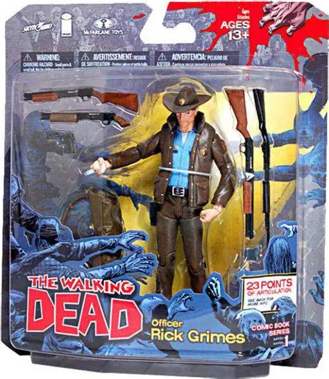 McFarlane Toys The Walking Dead AMC TV Rick Grimes 10 Deluxe Action ...