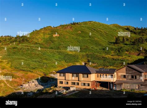 Mount Hachimantai Toshichi Onsen Saiunso Hot Spring Morning Hachimantai City Iwate Japan