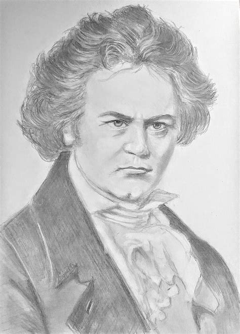 Ludwig Van Beethoven Drawing By Paul Blackmore Fine Art America