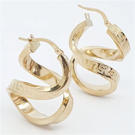 Kt Yellow Gold Earring Catawiki