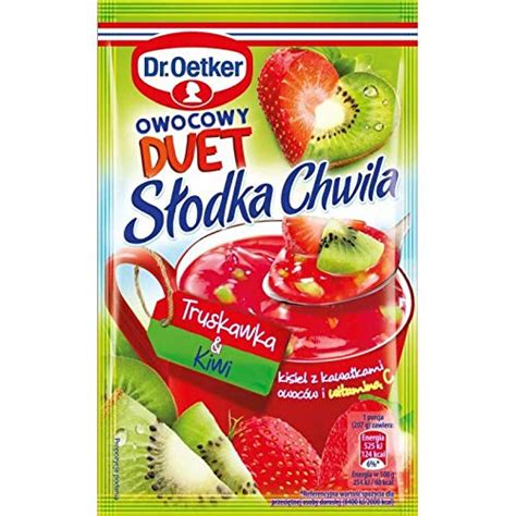 Amazon Dr Oetker Kisiel Duet European Hot Jelly Treat Kiwi