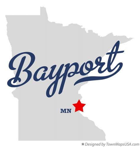 Map of Bayport, MN, Minnesota