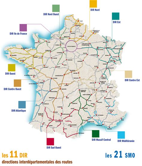 Carte Des Routes De France Archives Voyages Cartes