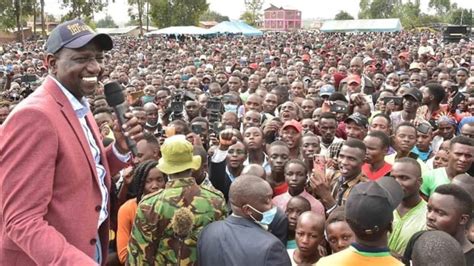 Live Ruto And His Full Hustler Nation Movement Finally Land In Nyamira