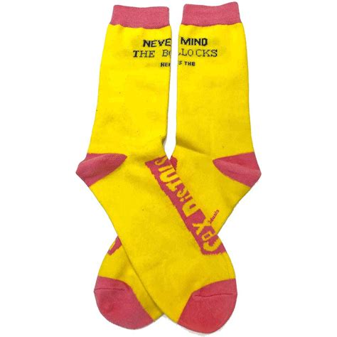 Sex Pistols Never Mind The Bollocks Socks Unkind Merchandise Oficial Produtos