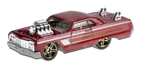 Carro Hot Wheels 64 Chevy Impala Ghf89 Vinho C