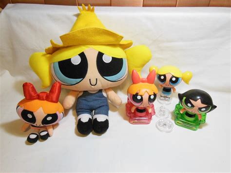 Rare Original Powerpuff Girls Sittin Pretty Chairs Plus Talking Plush And More 1932561527