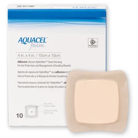 Aquacel Foam Wound Dressing Adhesive Cm X Cm Pack Aquacel Foam