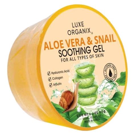 Luxe Organix Aloe Vera Snail Soothing Gel 300ml Lazada PH