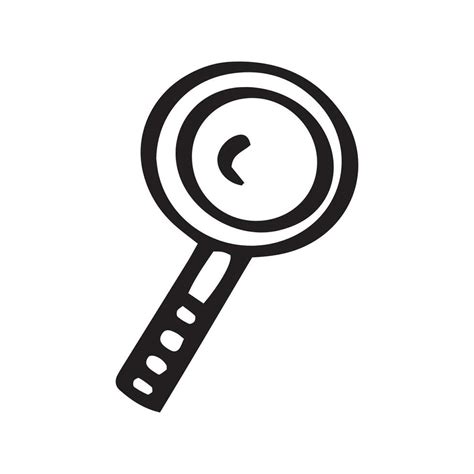 Hand Drawn Magnifying Glass Isolated 24813981 Vector Art At Vecteezy