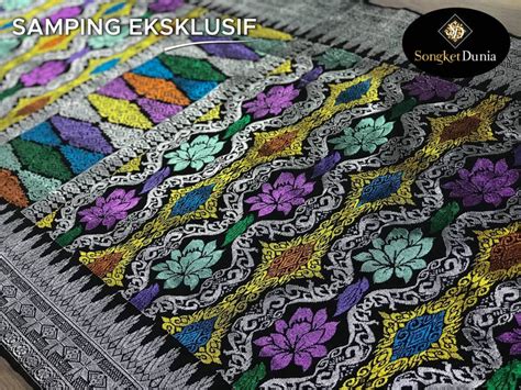 Pemakaian Samping Baju Melayu Songket Dunia