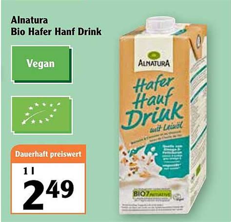 Alnatura Bio Hafer Hanf Drink Angebot Bei Globus Prospekte De