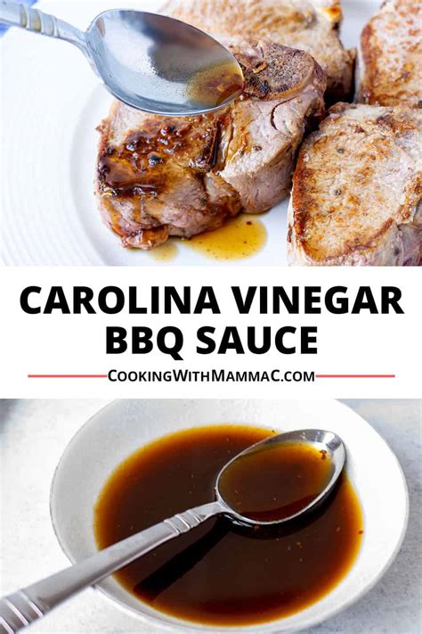 Carolina Vinegar BBQ Sauce - Cooking with Mamma C