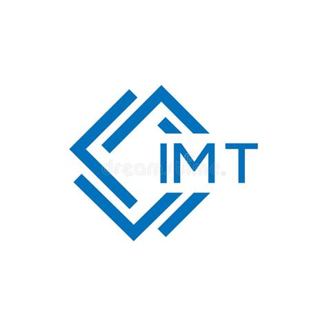 Imt Letter Logo Design On White Background Imt Creative Circle Letter