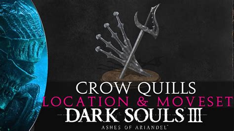 Dark Souls 3 Ashes of Ariandel - Crow Quills Location & Moveset Showcase - YouTube