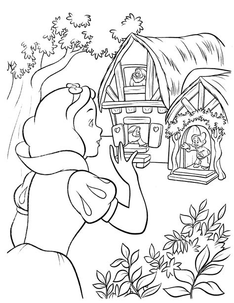 Snow White Printable Coloring Pages Printable World Holiday