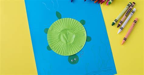 Cupcake Liner Turtle Craft Kids Activities Blog Bloglovin