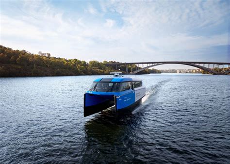 Worlds First Electric Hydrofoil Ferry Sets Sail In Stockholm