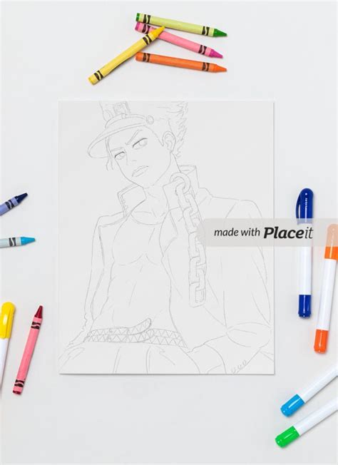 Anime Character, Outline Drawing, Coloring, Instant Download, Printable ...