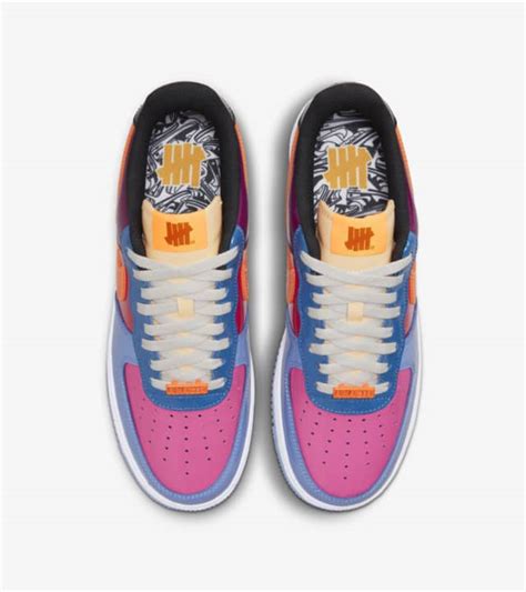 Fecha De Lanzamiento Del Air Force 1 X UNDEFEATED Multicolor DV5255