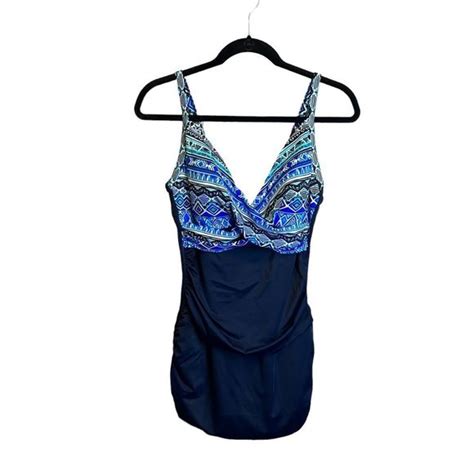 Croft And Barrow Swim 5for 25croft Barrow One Piece Boho Print