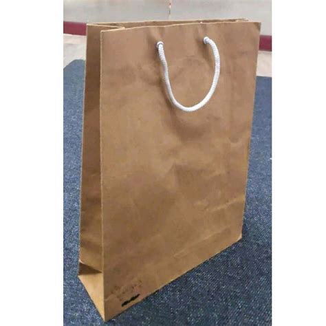 Brown Gsm Paper Shopping Bag Capacity Kg At Rs Piece In