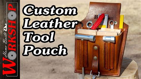 How To Make A Custom Leather Tool Pouch Chainsaw Milling Pouch Youtube