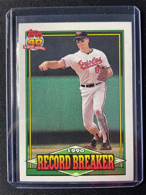 Topps Cal Ripken Jr Record Breaker Orioles Ebay