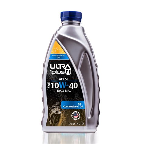 Ultra1Plus™ SAE 10W-40 Conventional 4T Engine Oil, API SL, Jaso MA2 ...