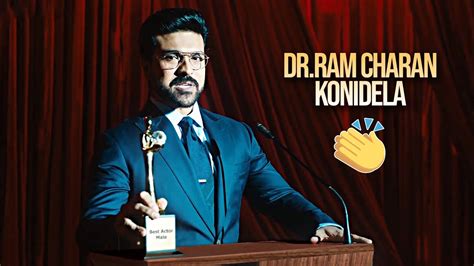 Global Star Ram Charan Latest Visuals After Receiving Doctorate Ram