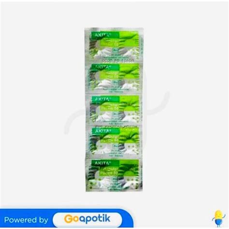 Jual Akita Strip Isi Tablet Obat Diare Mencret Shopee Indonesia