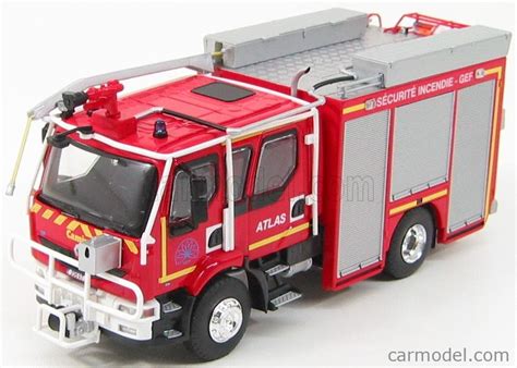 Eligor Scale Renault Midlum Double Cabin Truck Fire